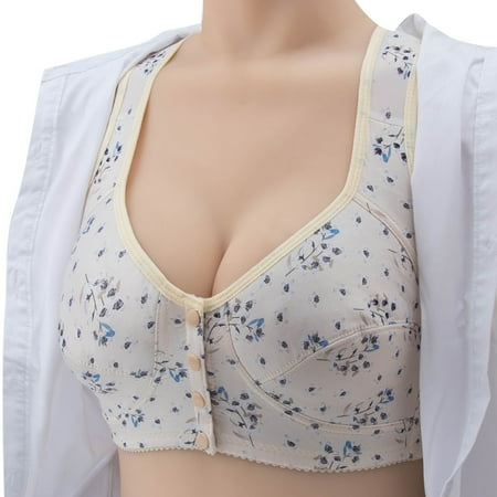 AIMAOMI Womens No Steel Ring French Womens Front Close Bra T Back Plus Size Seamless Unlined Bra For Large Bust H
AIMAOMI Womens No Steel Ring French Womens Front Close Bra T Back Plus Size Seamless Unlined Bra For Large Bust H