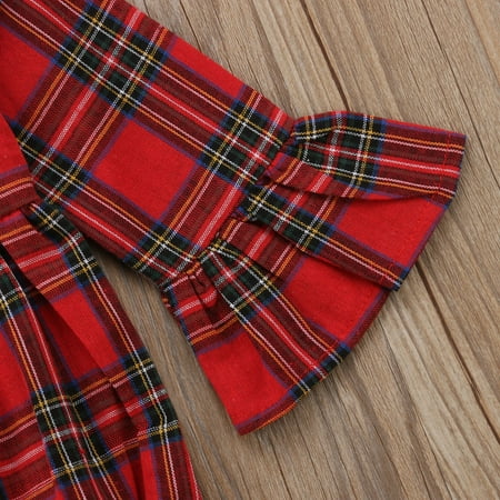 Cute Toddler Baby Girls Christmas Xmas Plaid Clothes Long Sleeve Lace Tutu Party Romper Dress Xmas Outfits
Cute Toddler Baby Girls Christmas Xmas Plaid Clothes Long Sleeve Lace Tutu Party Romper Dress Xmas Outfits