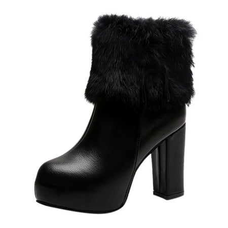 Zipper Fashion Boots Short Women s Retro Shoes Breathable High Chunky Heels Women s Boots
Zipper Fashion Boots Short Women s Retro Shoes Breathable High Chunky Heels Women s Boots