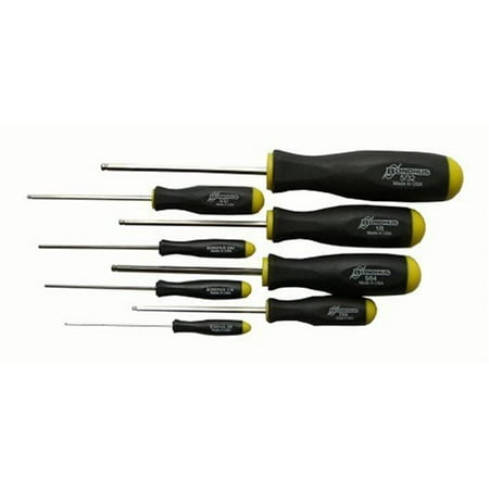 Bondhus 16632 Set of 8 Balldriver Screwdrivers with BriteGuard Finish sizes .050-5/32-Inch
Bondhus 16632 Set of 8 Balldriver Screwdrivers with BriteGuard Finish sizes .050-5/32-Inch
