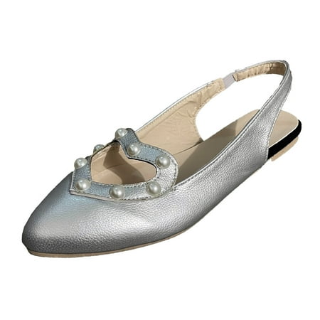 GNEIKDEING Women Casual Love Pearl Elastic Band Flat Pointed Toe Sandals Single Shoes Gift on Clearance
GNEIKDEING Women Casual Love Pearl Elastic Band Flat Pointed Toe Sandals Single Shoes Gift on Clearance