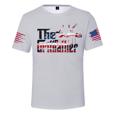 MLFU Gift For Him Graphic Tees Loose Shirts for Men