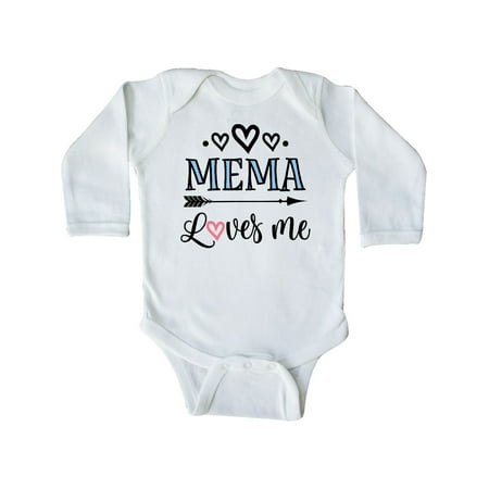 Inktastic My Meme Loves Me Girls Gift Gift Baby Girl Long Sleeve Bodysuit