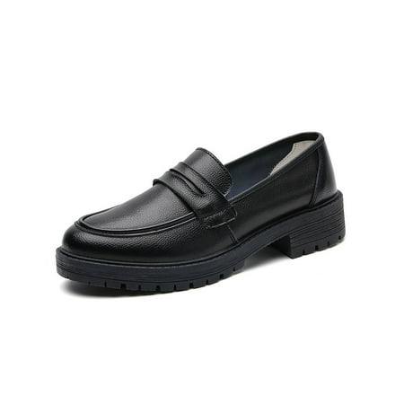 SIMANLAN Ladies Flats Slip On Leather Shoes Non-Slip Loafers Women Retro Loafer Womens Comfort Casual Shoe Black 7.5
SIMANLAN Ladies Flats Slip On Leather Shoes Non-Slip Loafers Women Retro Loafer Womens Comfort Casual Shoe Black 7.5