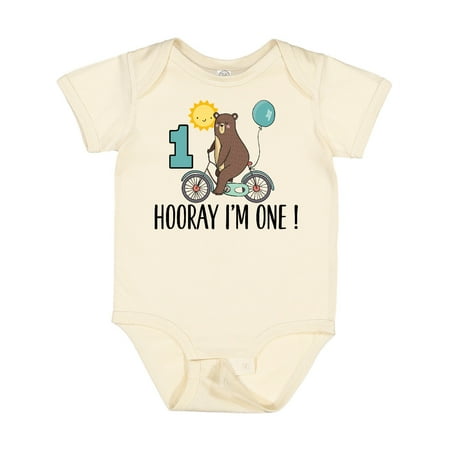 Inktastic 1st Birthday Bear on Bicycle 1 Year Old Gift Baby Boy or Baby Girl Bodysuit
Inktastic 1st Birthday Bear on Bicycle 1 Year Old Gift Baby Boy or Baby Girl Bodysuit