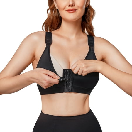 Molutan Women Post Surgery Bra Front Closure Sport Bra Removable Pads Wirefree(Black S)
Molutan Women Post Surgery Bra Front Closure Sport Bra Removable Pads Wirefree(Black S)