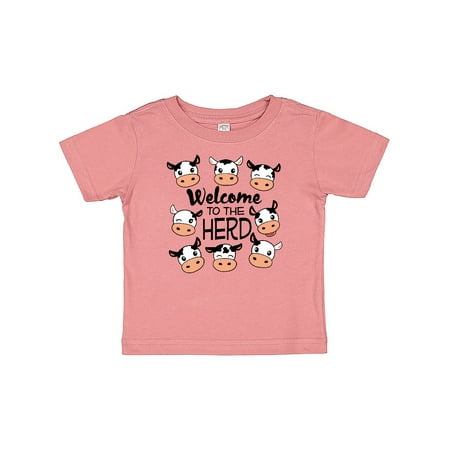 Inktastic Welcome to the Herd with cute Black and White Holstein Cows Gift Baby Boy or Baby Girl T-Shirt
Inktastic Welcome to the Herd with cute Black and White Holstein Cows Gift Baby Boy or Baby Girl T-Shirt
