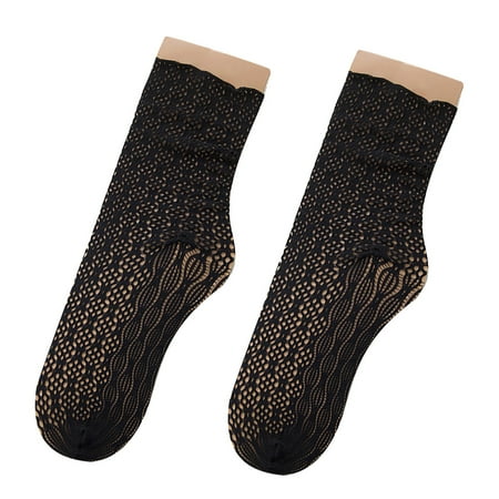 LEAQU 1Pair Women Solid Color Breathable Hollow Out Mesh Summer Middle Tube Socks
LEAQU 1Pair Women Solid Color Breathable Hollow Out Mesh Summer Middle Tube Socks