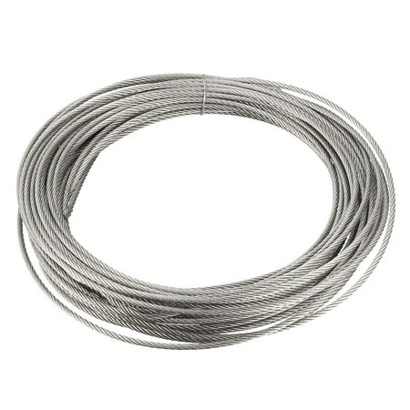 Uxcell 1.5mm Dia 10m 32.8ft Length 304 Stainless Steel Wire Rope Cable Uncoated for Hoist Pulley Wheel
Uxcell 1.5mm Dia 10m 32.8ft Length 304 Stainless Steel Wire Rope Cable Uncoated for Hoist Pulley Wheel