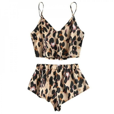 Clearance Women s Pajamas Simulation Silk Leopard Nightgown Plus Size Home Sling Casual Pajamas
Clearance Women s Pajamas Simulation Silk Leopard Nightgown Plus Size Home Sling Casual Pajamas
