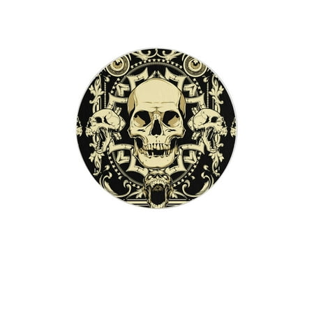 Circular Drink Coasters Set Individual Skull Pattern Beautiful Home Decor Diatomite Heat-Resistant Diatomite Protect Table Countertop
Circular Drink Coasters Set Individual Skull Pattern Beautiful Home Decor Diatomite Heat-Resistant Diatomite Protect Table Countertop