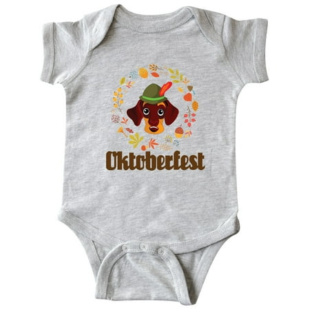 Inktastic Oktoberfest Outfit Dachshund Gift Baby Boy or Baby Girl Bodysuit