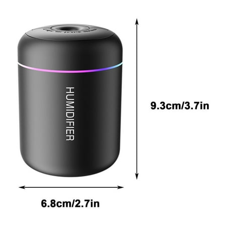 Vecoauto New USB Mini Humidifier Heavy Mist Colorful Light Silent Humidifier Water Tank Capacity 180ml Humidifiers
Vecoauto New USB Mini Humidifier Heavy Mist Colorful Light Silent Humidifier Water Tank Capacity 180ml Humidifiers