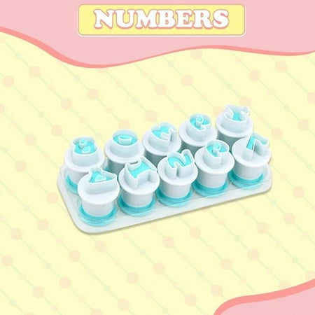 Fondant Cake Alphabet Plunger Set A-Z 0-9 DIY Cake Stamp Mold Cakes Cookies Pastries Mold for Cake Decoration Making 0-9 Numbers
Fondant Cake Alphabet Plunger Set A-Z 0-9 DIY Cake Stamp Mold Cakes Cookies Pastries Mold for Cake Decoration Making 0-9 Numbers