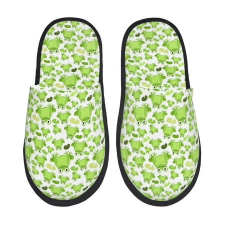 Noikeo Cute Frogs Pattern Cozy Slippers Indoor for Women and Mens Fuzzy House Shoes Soft Plush Warm Slip-on Slippers-Medium
Noikeo Cute Frogs Pattern Cozy Slippers Indoor for Women and Mens Fuzzy House Shoes Soft Plush Warm Slip-on Slippers-Medium