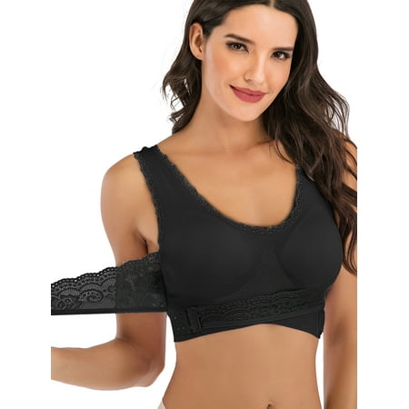 FUTATA Sports Bras For Women Lace Front Cross Side Buckle Lounge Yoga Sleep Bra With Removable Pads For Daily Wear 1/3 Pack
FUTATA Sports Bras For Women Lace Front Cross Side Buckle Lounge Yoga Sleep Bra With Removable Pads For Daily Wear 1/3 Pack