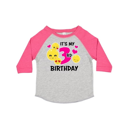Inktastic Its My 3rd Birthday with Smiling Emoticons Gift Toddler Toddler Girl T-Shirt
Inktastic Its My 3rd Birthday with Smiling Emoticons Gift Toddler Toddler Girl T-Shirt