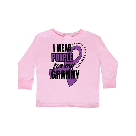 Inktastic Chronic Pain I Wear Purple For My Granny Gift Toddler Boy or Toddler Girl Long Sleeve T-Shirt
Inktastic Chronic Pain I Wear Purple For My Granny Gift Toddler Boy or Toddler Girl Long Sleeve T-Shirt