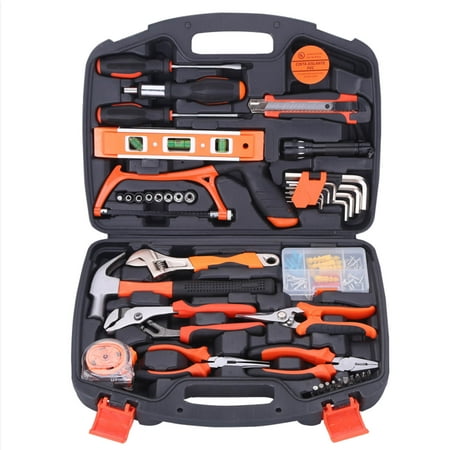 Henpk Tool Box Tool Set Household Hand Tool Kit 106 Pieces Universal With Plastic Electrician Tool Storage Box on Clearance
Henpk Tool Box Tool Set Household Hand Tool Kit 106 Pieces Universal With Plastic Electrician Tool Storage Box on Clearance