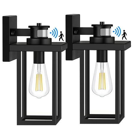 Upgraded Motion Sensor Outdoor Wall Lights Dusk to Dawn Exterior Light Fixtures Wall Mount Front Porch Light with Matte Black Finish Anti Rust Wall Lamp Wall Lantern Wall Sconce for Garage House
Upgraded Motion Sensor Outdoor Wall Lights Dusk to Dawn Exterior Light Fixtures Wall Mount Front Porch Light with Matte Black Finish Anti Rust Wall Lamp Wall Lantern Wall Sconce for Garage House
