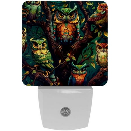 Owl Square LED Night Lights - Small Portable and Energy-Efficient Illumination Solution for Any Room - Ideal for Nightstands Bedrooms and Dorms
Owl Square LED Night Lights - Small Portable and Energy-Efficient Illumination Solution for Any Room - Ideal for Nightstands Bedrooms and Dorms