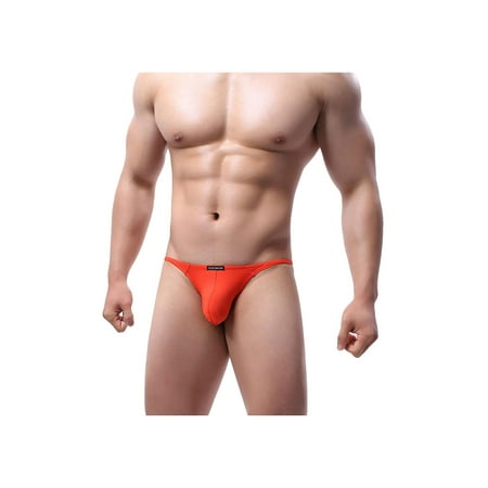 Men G-String Thongs Sexy Low Rise T-Back Briefs Bulge Underwear