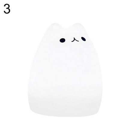 MGStore Cute Cartoon Cat Silicone LED Night Light USB Tap Color Changing Bedside Lamp
MGStore Cute Cartoon Cat Silicone LED Night Light USB Tap Color Changing Bedside Lamp