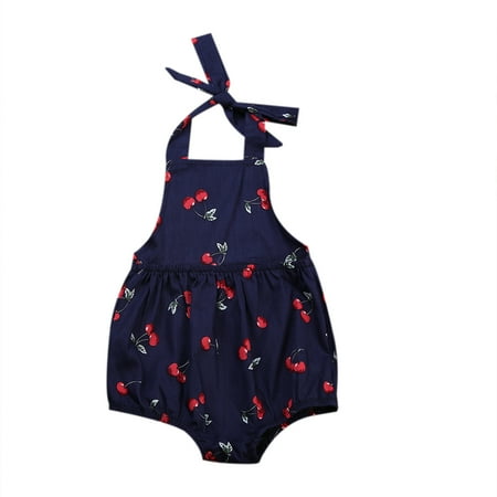 Arvbitana Baby Girls Romper Halter Sleeveless Strap Jumpsuit Summer One-piece Clothes Overalls
Arvbitana Baby Girls Romper Halter Sleeveless Strap Jumpsuit Summer One-piece Clothes Overalls