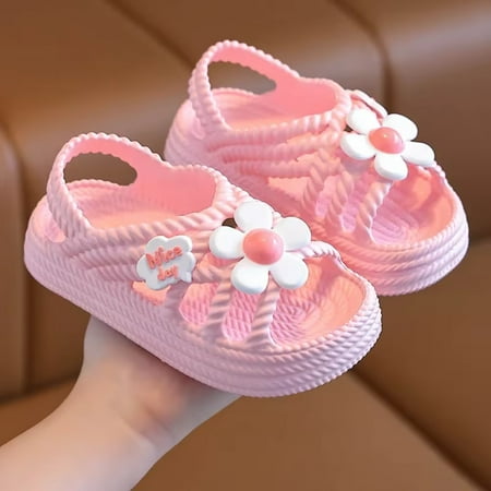WNGNNG Comfortable Summer Children‘s Flower Pattern Non-slip Sandals for 2-8 Year Old Girls - Lightweight Seabeach Flip Flops with Lithe Design
WNGNNG Comfortable Summer Children‘s Flower Pattern Non-slip Sandals for 2-8 Year Old Girls - Lightweight Seabeach Flip Flops with Lithe Design