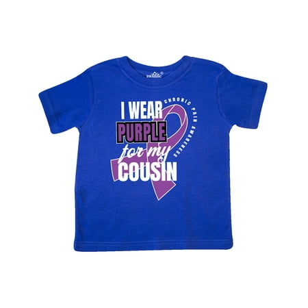 Inktastic Chronic Pain I Wear Purple For My Cousin Gift Toddler Boy or Toddler Girl T-Shirt
Inktastic Chronic Pain I Wear Purple For My Cousin Gift Toddler Boy or Toddler Girl T-Shirt