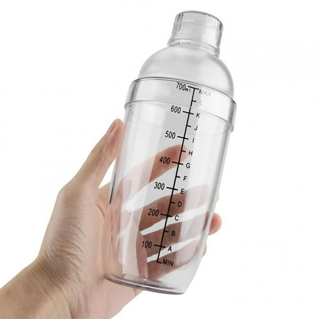 TOPINCN Bar Shaker Anti-leakage Transparent PC Resin Cocktail Shaker Mixer with Scale Bar Tool Cocktail Shaker
TOPINCN Bar Shaker Anti-leakage Transparent PC Resin Cocktail Shaker Mixer with Scale Bar Tool Cocktail Shaker