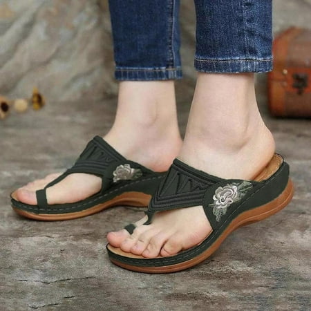 Kukoosong Summer Women Sandals Casual Beach Sandals for Women Summer Plus Size Round Toe Flower Mid-heel Casual Womens Wedge Slippers Green Size 35
Kukoosong Summer Women Sandals Casual Beach Sandals for Women Summer Plus Size Round Toe Flower Mid-heel Casual Womens Wedge Slippers Green Size 35