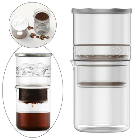 300Ml Ice Cold Brew Dripper Iced Coffee Maker Pour Over Maker Pot For Office