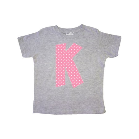 Inktastic Pink and White Polka Dots Letter K Gift Toddler Boy or Toddler Girl T-Shirt
Inktastic Pink and White Polka Dots Letter K Gift Toddler Boy or Toddler Girl T-Shirt