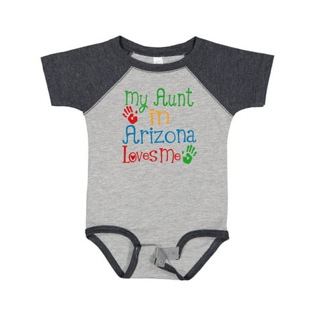 Inktastic Arizona Aunt Loves Me Nephew Gift Baby Boy or Baby Girl Bodysuit
