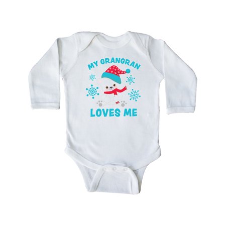 Inktastic Polar Bear My Grangran Loves Me in Santa Hat with Snowflakes Gift Baby Boy or Baby Girl Long Sleeve Bodysuit
Inktastic Polar Bear My Grangran Loves Me in Santa Hat with Snowflakes Gift Baby Boy or Baby Girl Long Sleeve Bodysuit