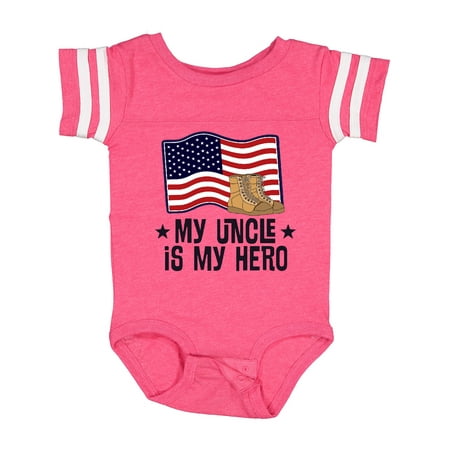 Inktastic My Uncle is My Hero Military Nephew Gift Baby Boy or Baby Girl Bodysuit
Inktastic My Uncle is My Hero Military Nephew Gift Baby Boy or Baby Girl Bodysuit