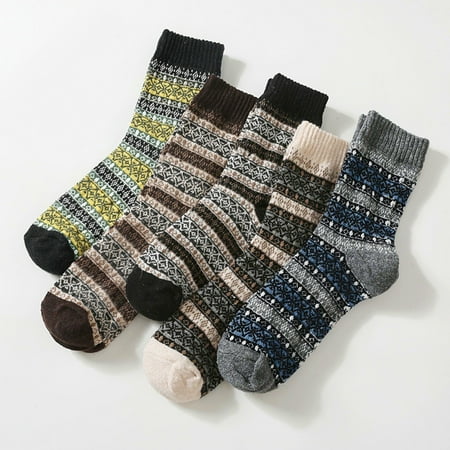 Dopebox 5 Pack Man Fashion Vintage Print Cotton Patchwork Middle Tube Socks Stockings Multicolor One Size
Dopebox 5 Pack Man Fashion Vintage Print Cotton Patchwork Middle Tube Socks Stockings Multicolor One Size