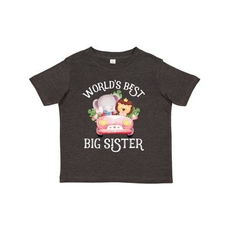 Inktastic World s Best Big Sister - Lion and Elephant Gift Toddler Toddler Girl T-Shirt
Inktastic World s Best Big Sister - Lion and Elephant Gift Toddler Toddler Girl T-Shirt