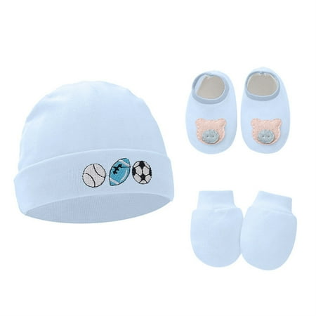 EVEXPLO Baby Newborn Cotton Hat Gloves Foot Cover Set Newborn Accessory Supplies for Baby Girls Boys Birth Keeping Warm Clothes Accessories
EVEXPLO Baby Newborn Cotton Hat Gloves Foot Cover Set Newborn Accessory Supplies for Baby Girls Boys Birth Keeping Warm Clothes Accessories