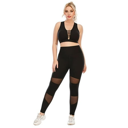 SUPERHOMUSE Sports Bras for Women Gym Running Fitness Yoga Sports Tops Yoga Pants 1 set Plus Size
SUPERHOMUSE Sports Bras for Women Gym Running Fitness Yoga Sports Tops Yoga Pants 1 set Plus Size