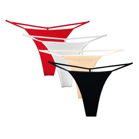 GERUISI Women T Back G String Thongs Comfort Low-Rise Tangas Cotton Hipster Underwear XS-XL 4 Pack (Multicolor 7)
GERUISI Women T Back G String Thongs Comfort Low-Rise Tangas Cotton Hipster Underwear XS-XL 4 Pack (Multicolor 7)