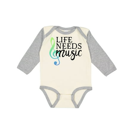 Inktastic Life Needs Music- ocean colors Gift Baby Boy or Baby Girl Long Sleeve Bodysuit
Inktastic Life Needs Music- ocean colors Gift Baby Boy or Baby Girl Long Sleeve Bodysuit