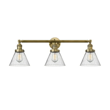 Innovations Lighting 205-S Large Cone Cone 3 Light 32 Wide Commercial Vanity Light -
Innovations Lighting 205-S Large Cone Cone 3 Light 32 Wide Commercial Vanity Light -