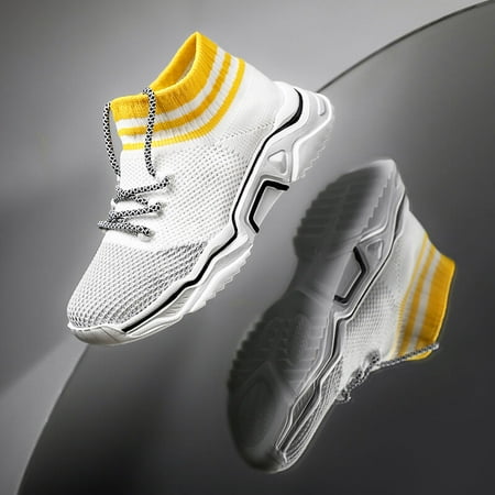 Boys Girls Color Block Striped Running Shoes Knit Breathable Lightweight Comfy Athletic Shoes Outdoor Non Slip Walking Shoes For Toddler Children Kids Sneakers Spring And Summer
Boys Girls Color Block Striped Running Shoes Knit Breathable Lightweight Comfy Athletic Shoes Outdoor Non Slip Walking Shoes For Toddler Children Kids Sneakers Spring And Summer