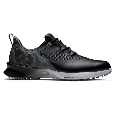 FootJoy Men s FJ Fuel Golf Shoes 55451 - Black/Charcoal - 10.5 - Wide