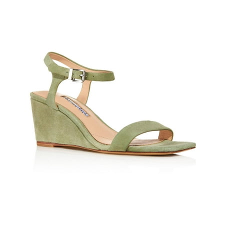 Charles David Womens Transform Suede Ankle Strap Wedge Sandals