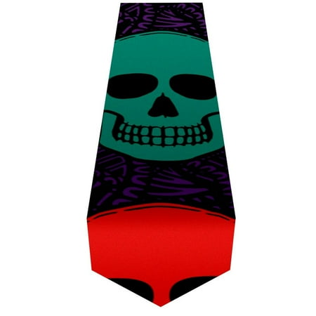 OWNTA Vintage Skull Green Red Pattern Elegant Polyester Table Runner Perfect for Your Tables - Dining Table Decoration
OWNTA Vintage Skull Green Red Pattern Elegant Polyester Table Runner Perfect for Your Tables - Dining Table Decoration