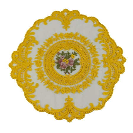 GLFSIL 2Pcs Oval Coaster Hollow Embroidery Table Cloth Mat Dust Cover Fabric Decoration
GLFSIL 2Pcs Oval Coaster Hollow Embroidery Table Cloth Mat Dust Cover Fabric Decoration