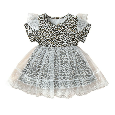 Rovga Toddler Kids Girls Summer Tulle Ruched Patchwork Leopard Print Princess Dress Casual Clothes Kawaill Children Dress
Rovga Toddler Kids Girls Summer Tulle Ruched Patchwork Leopard Print Princess Dress Casual Clothes Kawaill Children Dress